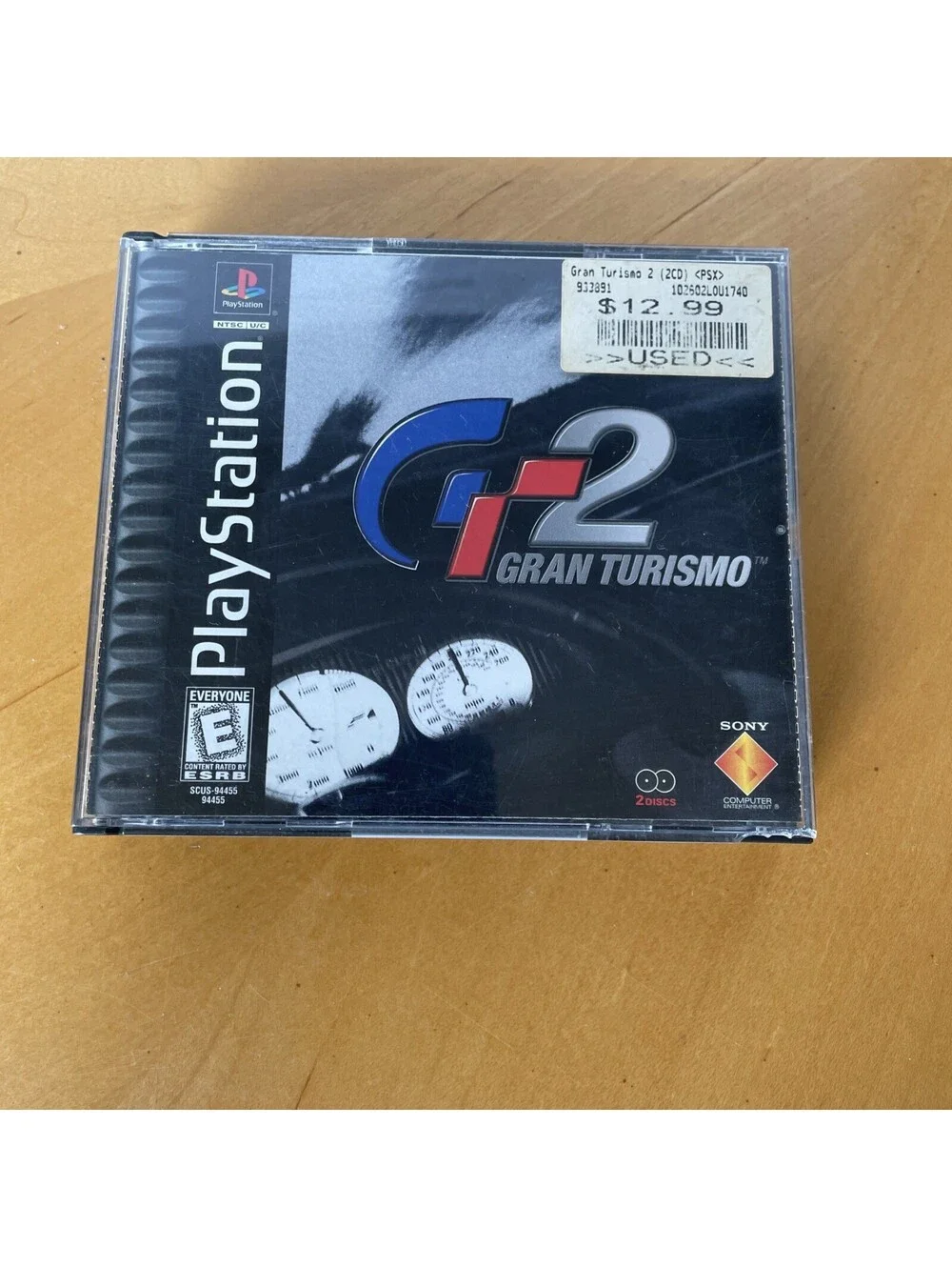 Grand Turismo 2 Sony PlayStation PS1 CIB Black Label Complete Tested Works EUC